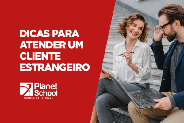 atender um cliente estrangeiro